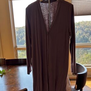 Cuddl Duds Mauve Long Sleeve Top